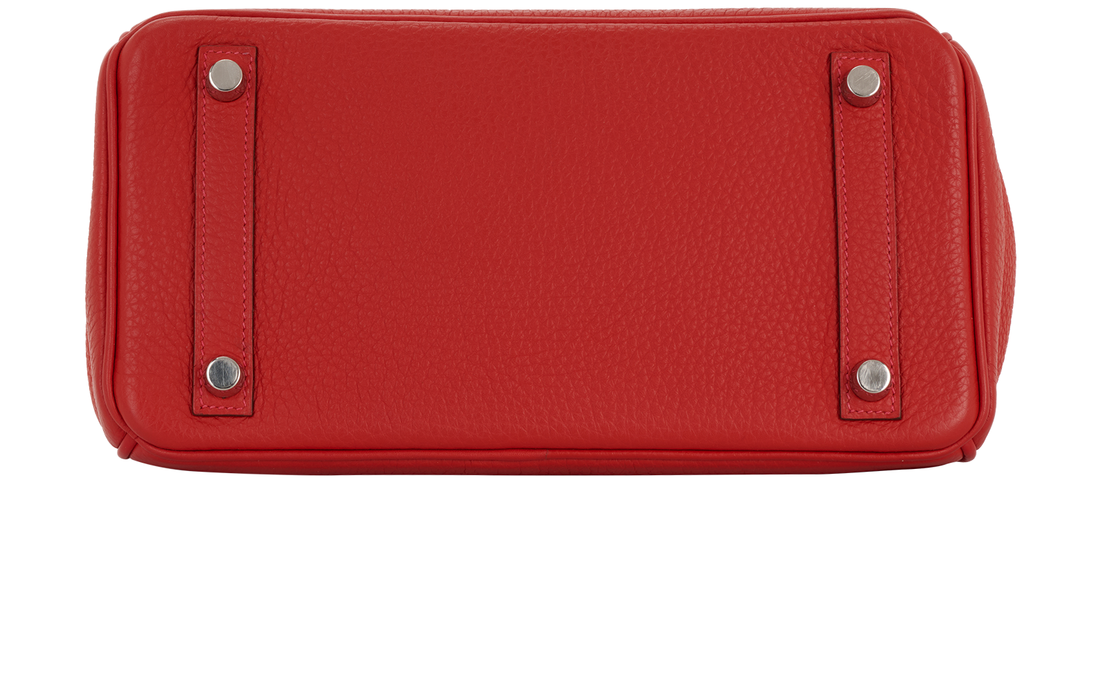 Birkin 25 In Togo Vermillon, &pound;14,000, Handbags, Red, Leather, Top view